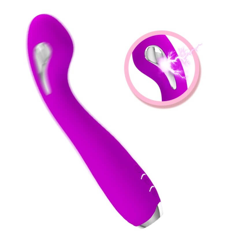 PRETTY LOVE - HECTOR RECHARGEABLE ELECTROSHOCK VIBRATOR - WATERPROOF PURPLE