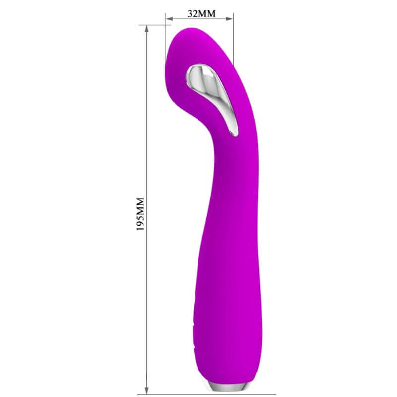 PRETTY LOVE - HECTOR RECHARGEABLE ELECTROSHOCK VIBRATOR - WATERPROOF PURPLE