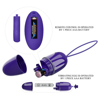 PRETTY LOVE - SELKIE YOUTH MINI OVO VIBRATÓRIO VIOLETA CONTROLE REMOTO - Sexshoptuga 