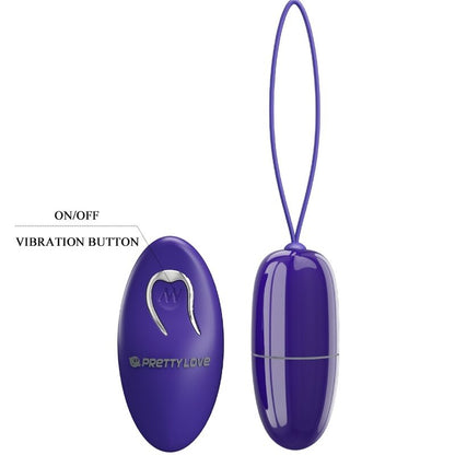 PRETTY LOVE - SELKIE YOUTH MINI OVO VIBRATÓRIO VIOLETA CONTROLE REMOTO - Sexshoptuga 