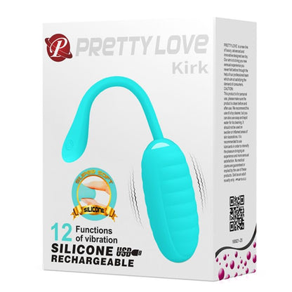 PRETTY LOVE - KIRK OVO VIBRANTE RECARREGÁVEL VERDE CLARO - Sexshoptuga 