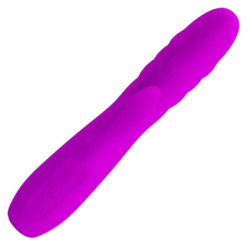 PRETTY LOVE - VIBRADOR DE COELHO RECARREGVEL MELANIE ROXO Sexshoptuga 