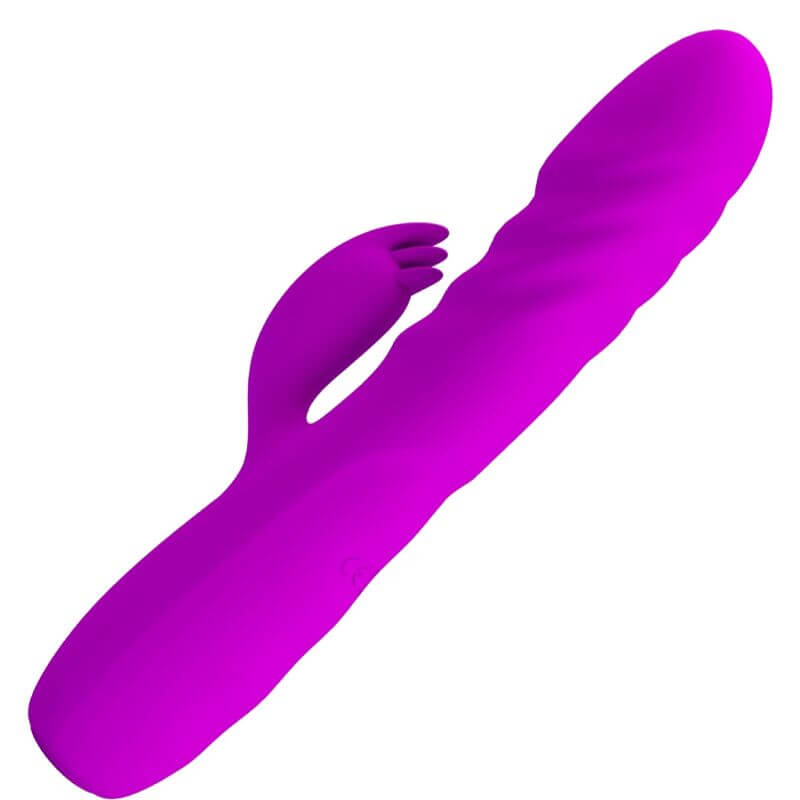 PRETTY LOVE - VIBRADOR DE COELHO RECARREGVEL MELANIE ROXO Sexshoptuga 