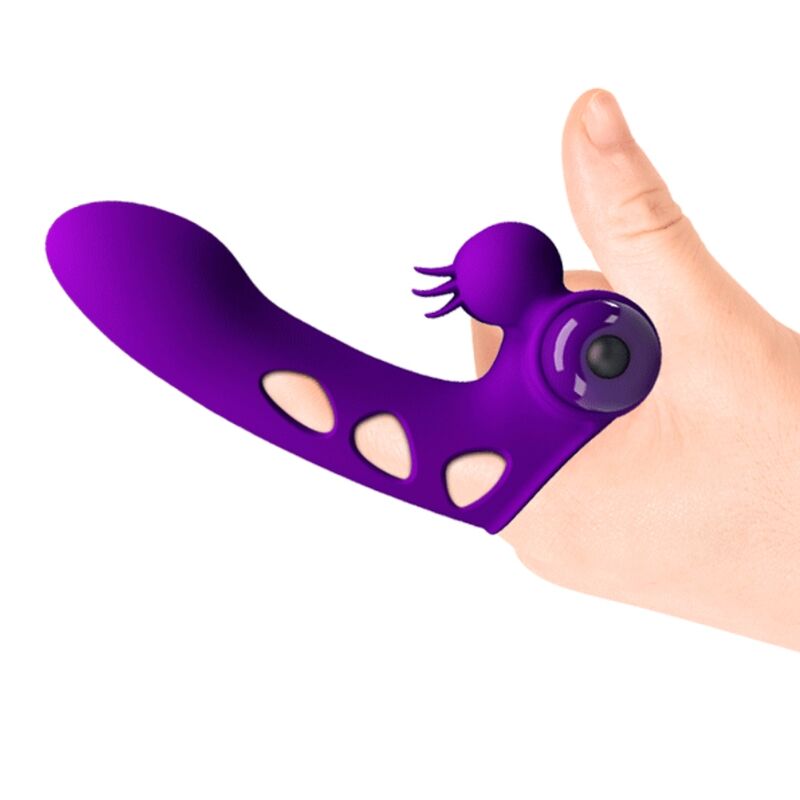 PRETTY LOVE - CAPA DE DEDO VIBRADOR ROXO ORLANDO - Sexshoptuga  Sexshoptuga 