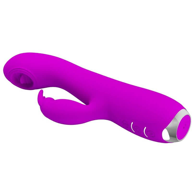 PRETTY LOVE - RACHEL RECHARGEABLE VIBRATOR WITH PURPLE SUCKER Sexshoptuga 