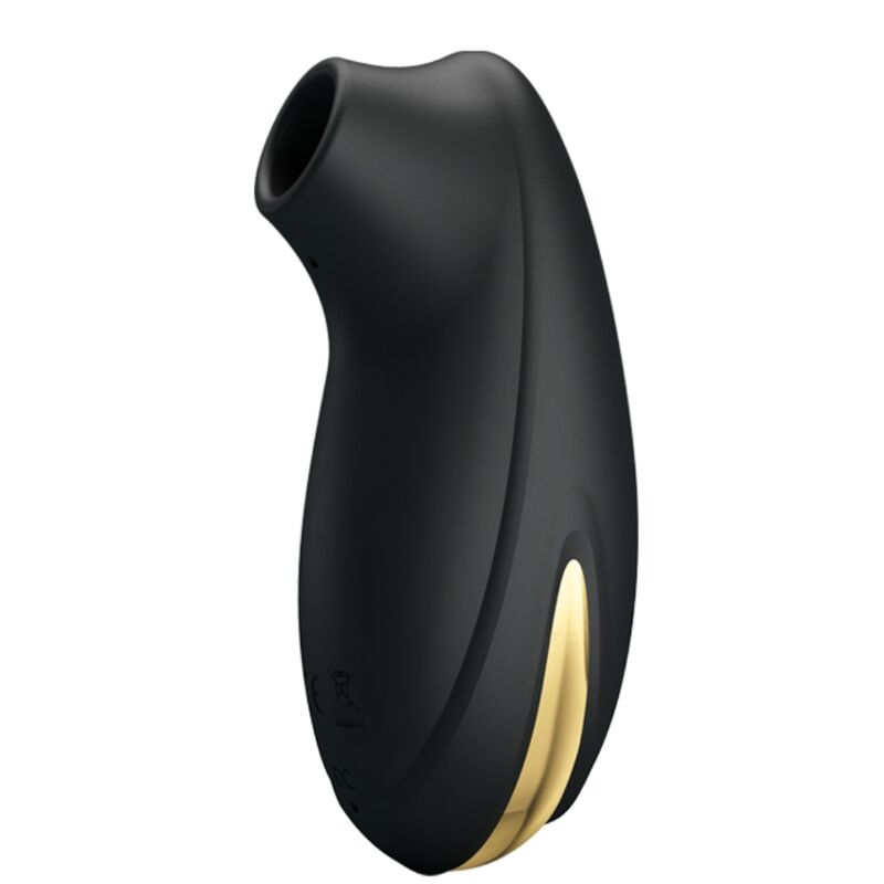 PRETTY LOVE - MASSAGER DE SUCO DE LUXO RECARREGVEL PRETO - Sexshoptuga  Sexshoptuga 