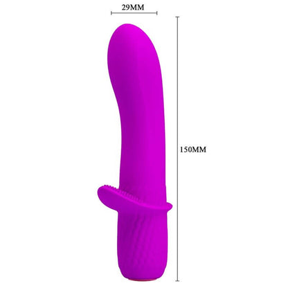 PRETTY LOVE - VIBRADOR RECARREGVEL TROY ROXO - Sexshoptuga 