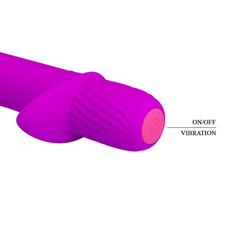 PRETTY LOVE - VIBRADOR RECARREGVEL TROY ROXO - Sexshoptuga 