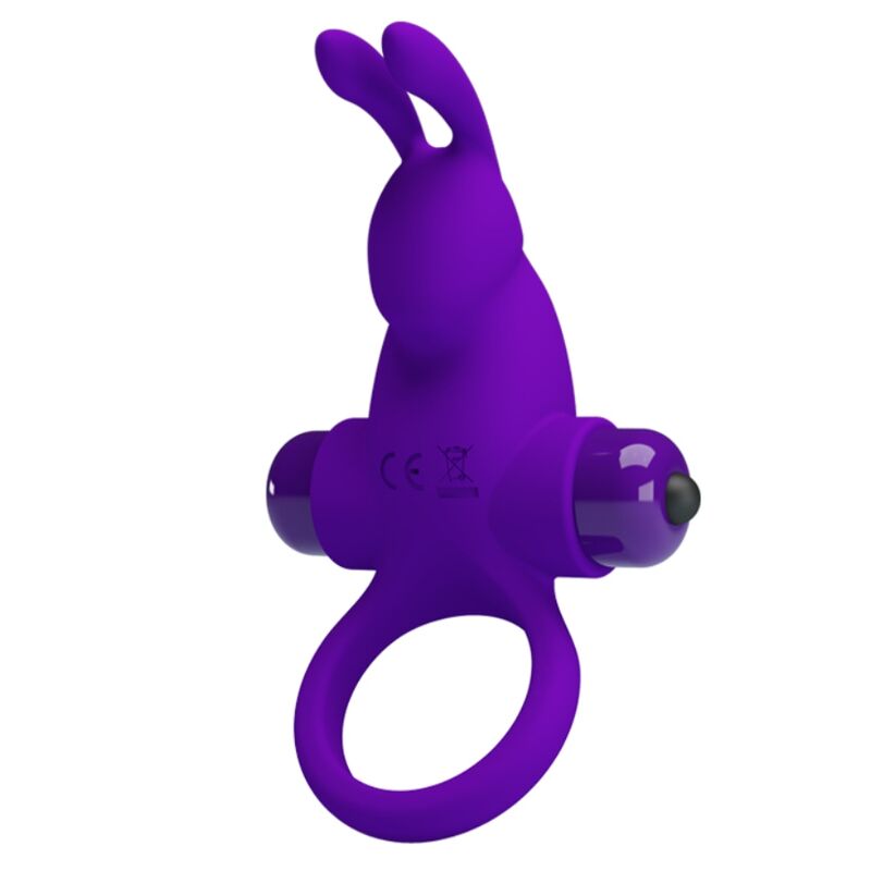 PRETTY LOVE - ANEL VIBRADOR I COELHO PARA PÊNIS ROXO - Sexshoptuga  Sexshoptuga 