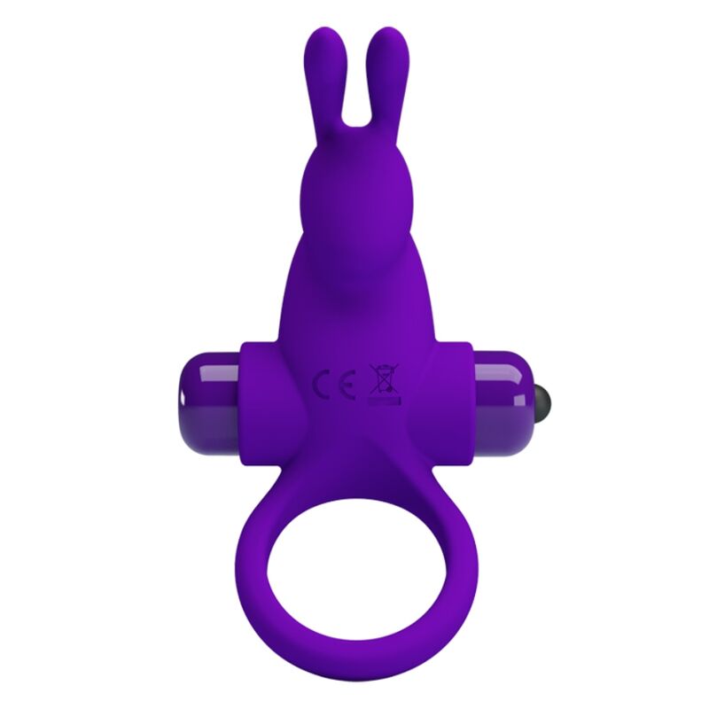 PRETTY LOVE - ANEL VIBRADOR I COELHO PARA PÊNIS ROXO - Sexshoptuga  Sexshoptuga 