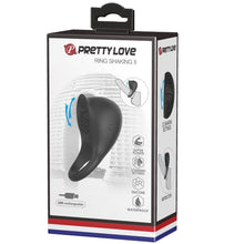 PRETTY LOVE - ANEL PARA PÉNIS VIBRANTE COM LÍNGUA PRETA - Sexshoptuga  Sexshoptuga 