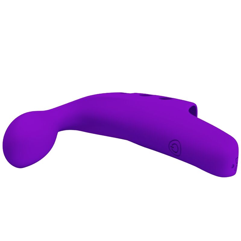 PRETTY LOVE - VIBRADOR DE DEDO RECARREGVEL GORGON ROXO - Sexshoptuga  Sexshoptuga 