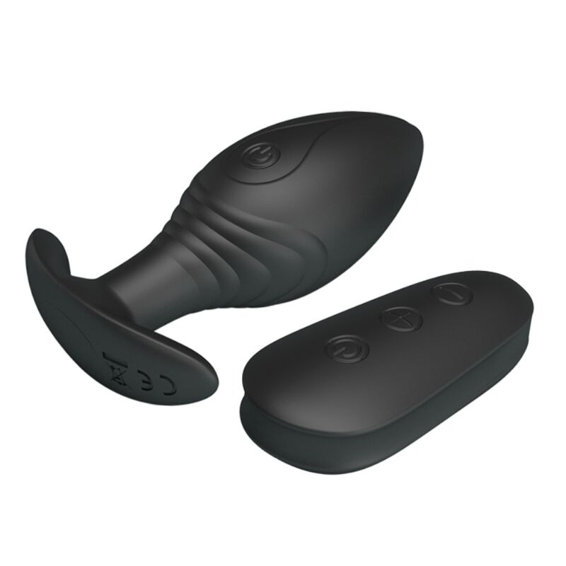 PRETTY LOVE - VIBRADOR RECARREGVEL REGINA ANAL PLUG PRETO - Sexshoptuga  Sexshoptuga 