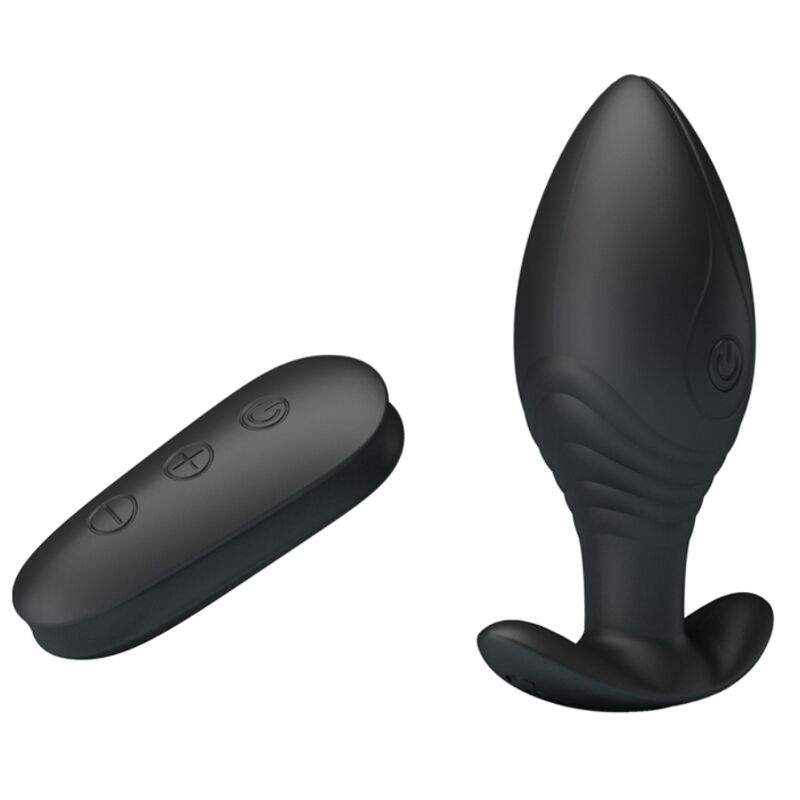 PRETTY LOVE - VIBRADOR RECARREGVEL REGINA ANAL PLUG PRETO - Sexshoptuga  Sexshoptuga 