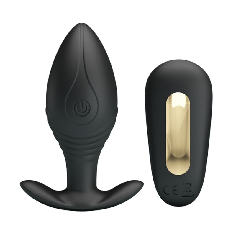 PRETTY LOVE - VIBRADOR RECARREGVEL REGINA ANAL PLUG PRETO - Sexshoptuga  Sexshoptuga 