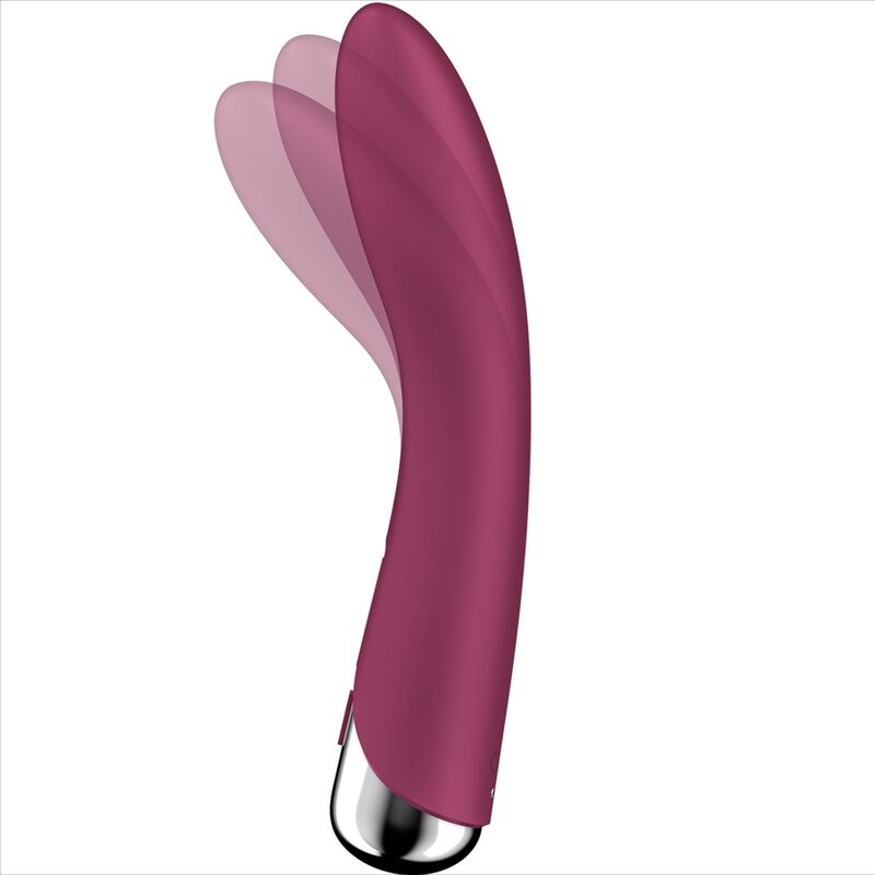 SATISFYER - VIBRADOR ROTATOR G-SPOT VIBE 1 G-SPOT VERMELHO - Sexshoptuga 