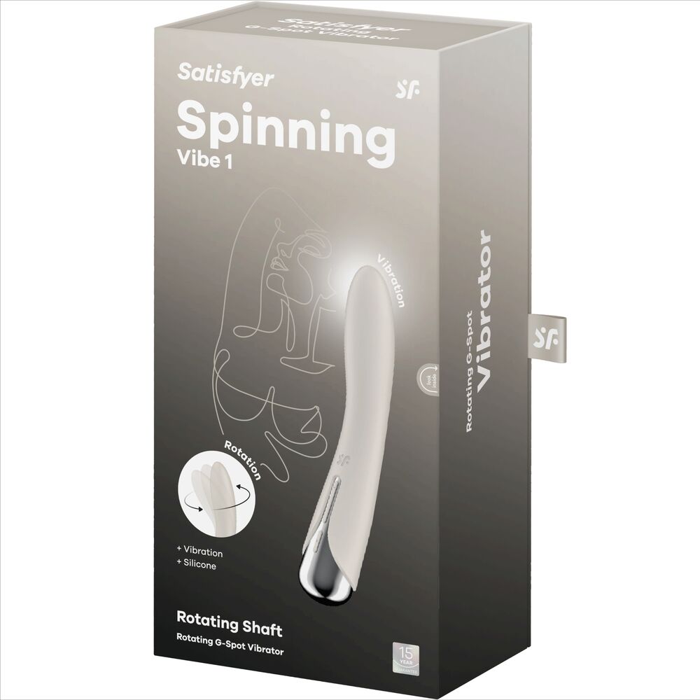 SATISFYER - VIBRADOR ROTATOR G-SPOT VIBE 1 G-SPOT VERMELHO - Sexshoptuga  Sexshoptuga 