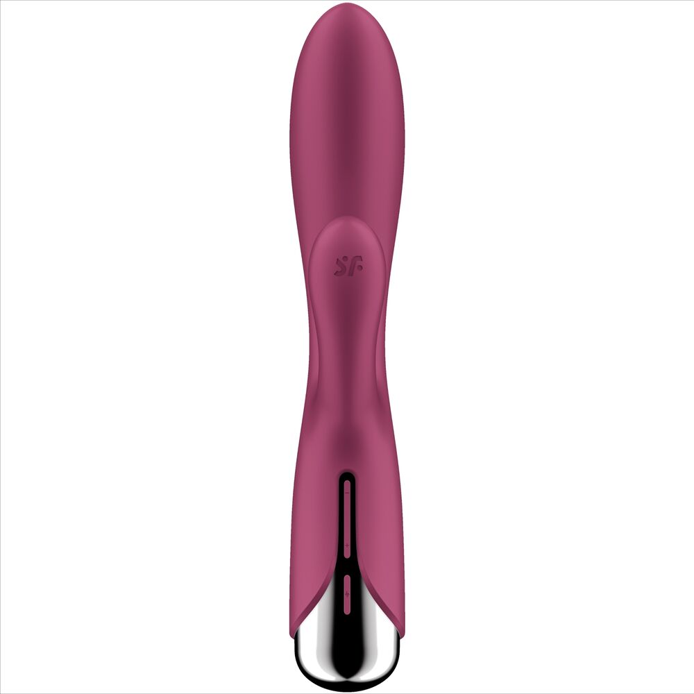 SATISFYER - COELHO GIRATÓRIO 1 CLITÓRIS E ESTIMULAO DE PONTO G VERMELHO - Sexshoptuga 