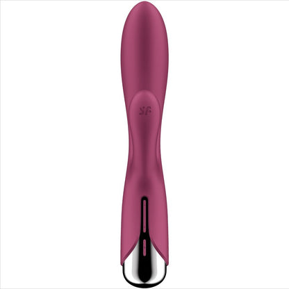 SATISFYER - COELHO GIRATÓRIO 1 CLITÓRIS E ESTIMULAO DE PONTO G VERMELHO - Sexshoptuga 