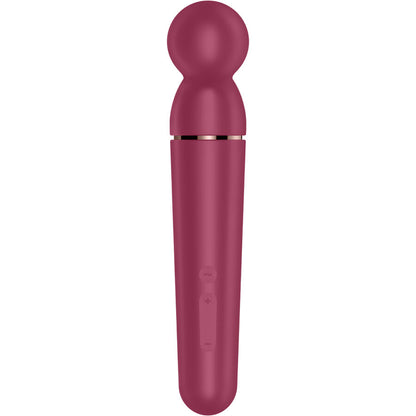 SATISFYER - PLANETA WAND-ER VIBRADOR MASSAGER BERRY - Sexshoptuga 