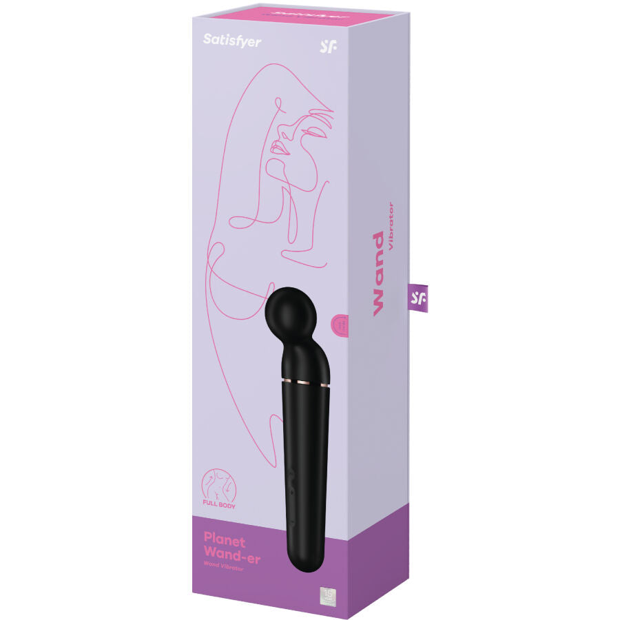 SATISFYER - PLANETA WAND-ER VIBRADOR MASSAGER BERRY - Sexshoptuga  Sexshoptuga 