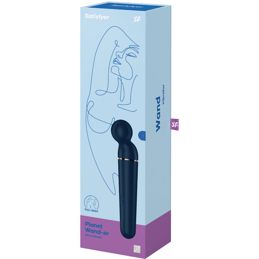 SATISFYER - PLANETA WAND-ER VIBRADOR MASSAGER BERRY - Sexshoptuga  Sexshoptuga 