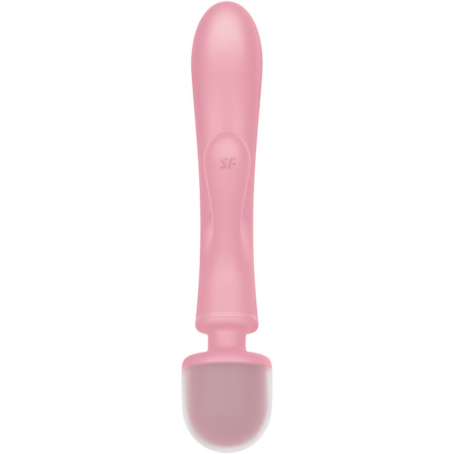 SATISFYER - TRIPLE LOVER RABBIT VIBRADOR MASSAGER ROSA - Sexshoptuga  Sexshoptuga 