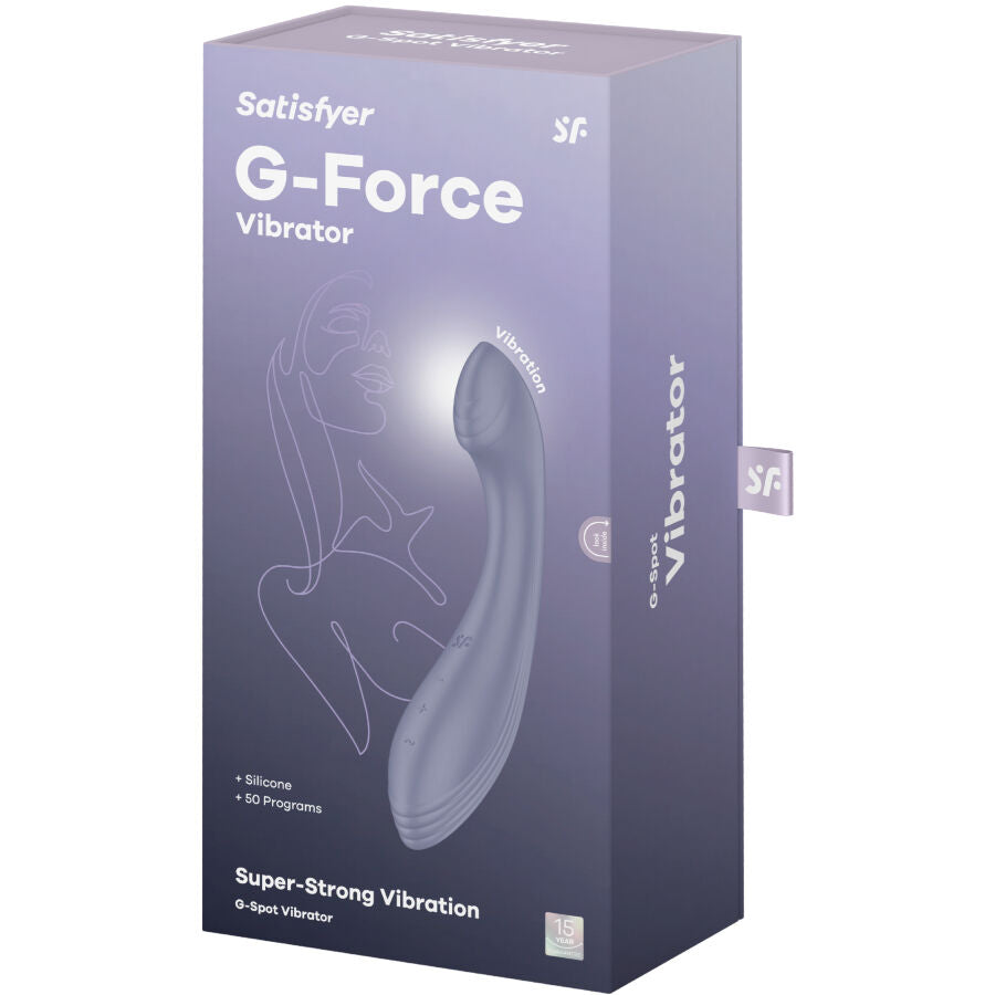 SATISFYER - G-FORCE ESTIMULADOR VIBRADOR G-SPOT ROSA - Sexshoptuga  Sexshoptuga 