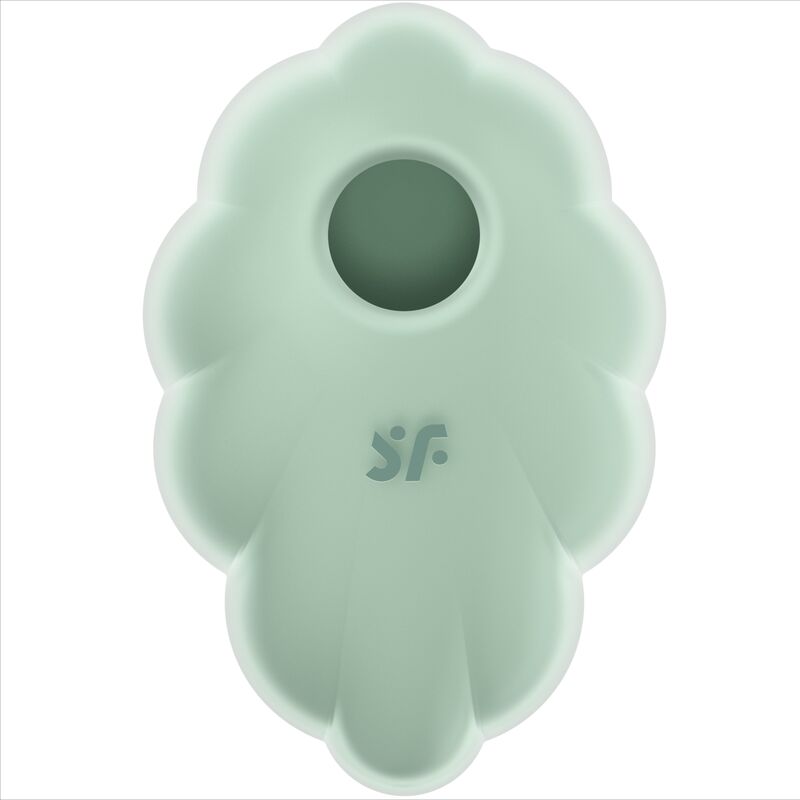 SATISFYER - VIBRADOR DE PULSO DE AR VERDE CLOUD DANCER - Sexshoptuga 