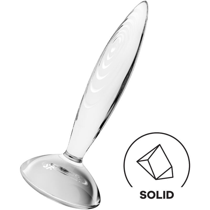 SATISFYER - PLUG ANAL DE CRISTAL ESPUMANTE - Sexshoptuga  Sexshoptuga 