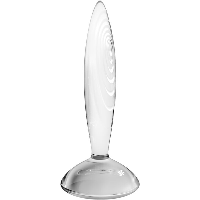 SATISFYER - PLUG ANAL DE CRISTAL ESPUMANTE - Sexshoptuga  Sexshoptuga 