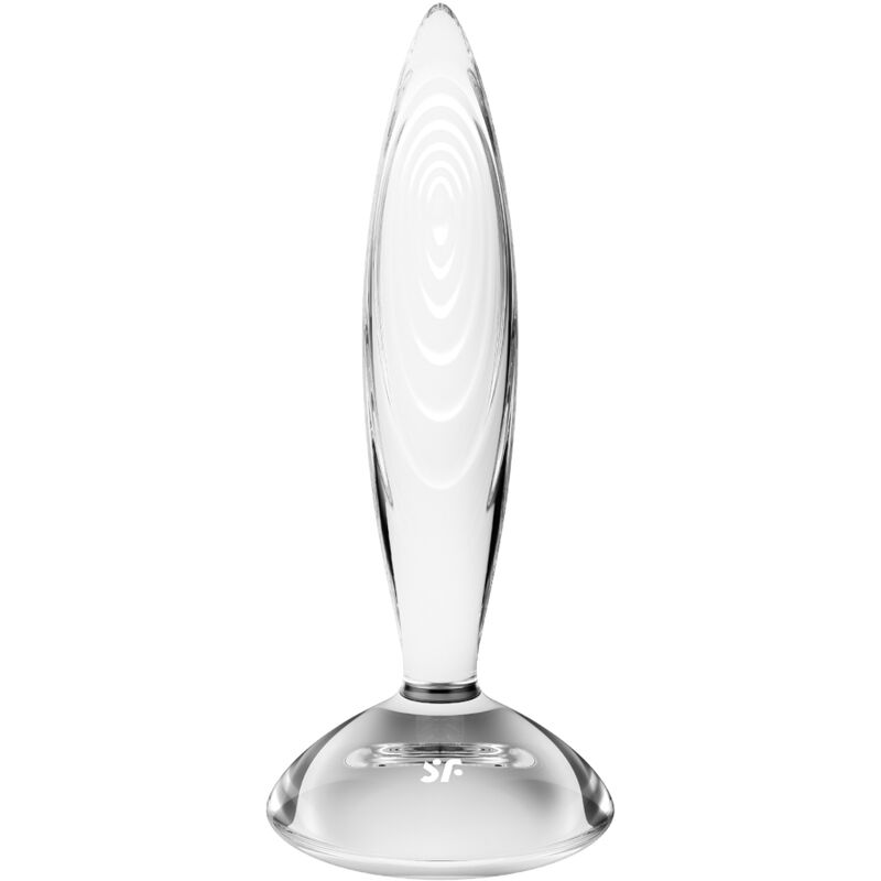 SATISFYER - PLUG ANAL DE CRISTAL ESPUMANTE - Sexshoptuga  Sexshoptuga 