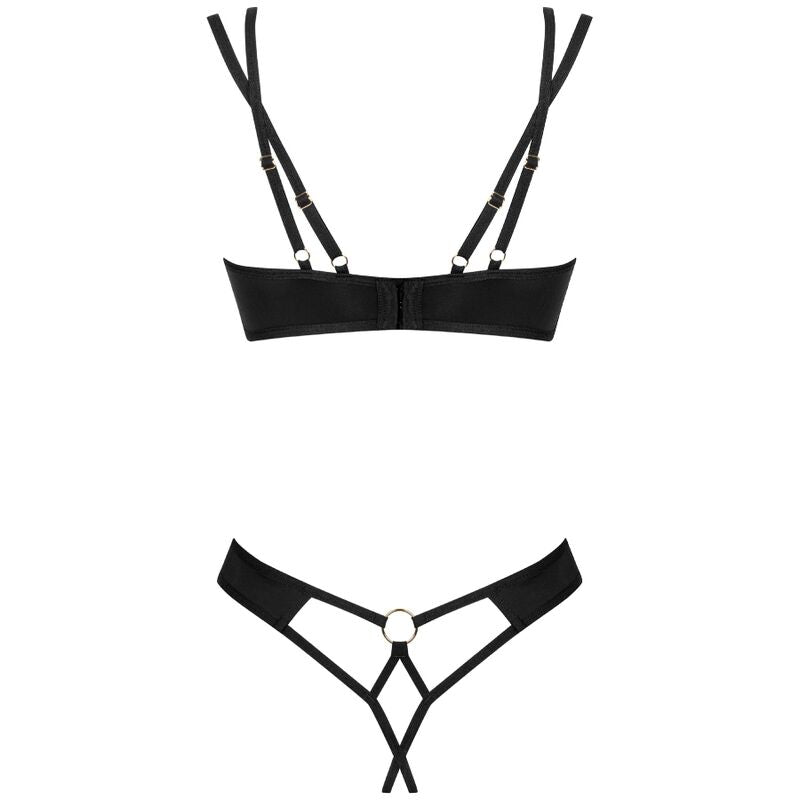 OBSESSIVE - CONJUNTO NESARI DUAS PEÇAS CROTCHLESS XS/S - Sexshoptuga  Sexshoptuga 