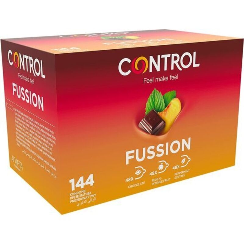 CONTROL - PRESERVATIVOS ADAPTA FUSSION 144 UNIDADES - Sexshoptuga 