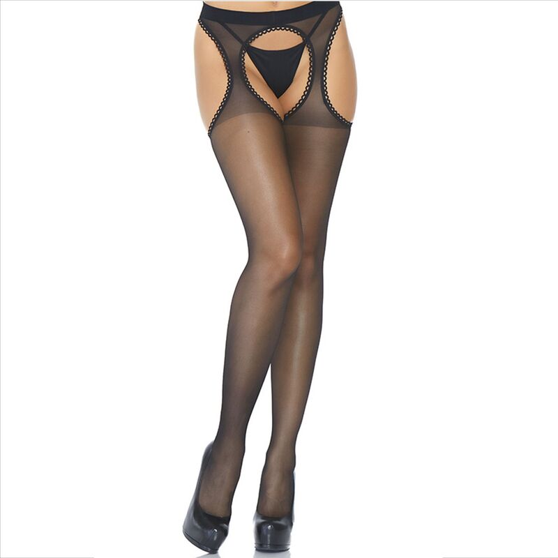 LEG AVENUE - MEIAS DE LIGA TRANSPARENTES - Sexshoptuga  Sexshoptuga 