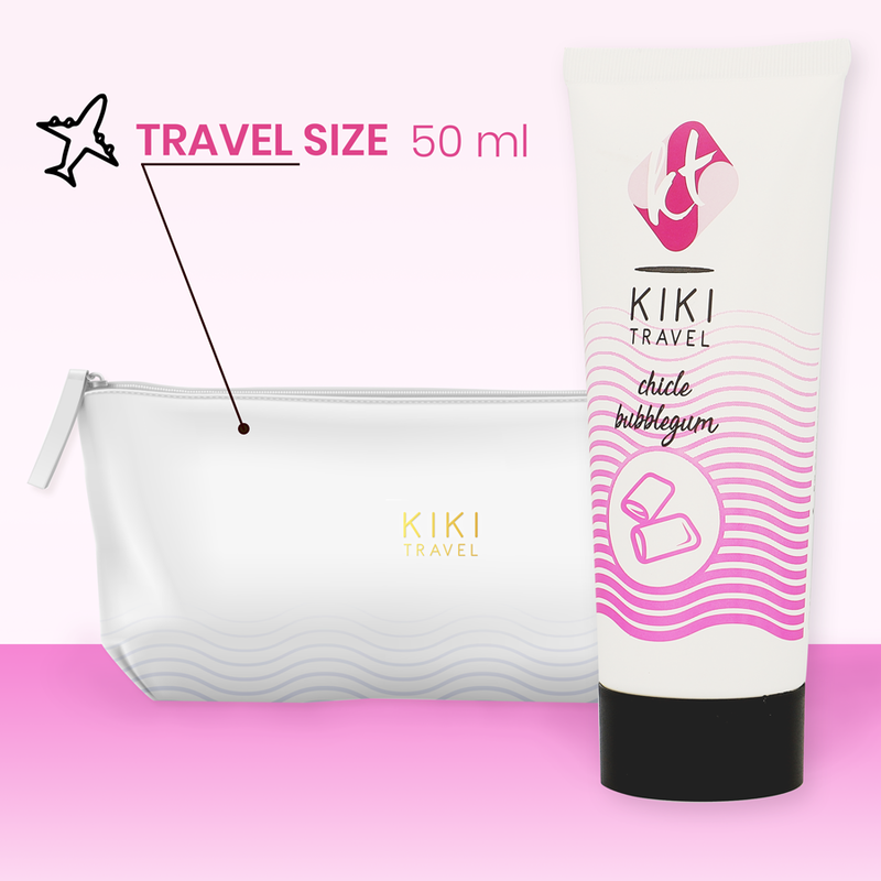 KIKÍ TRAVEL - GOMA DE MORANGO LUBRIFICANTE 50 ML - Sexshoptuga  Sexshoptuga 