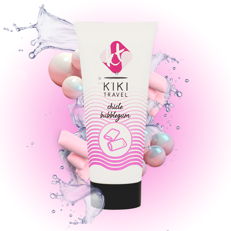 KIKÍ TRAVEL - GOMA DE MORANGO LUBRIFICANTE 50 ML - Sexshoptuga  Sexshoptuga 