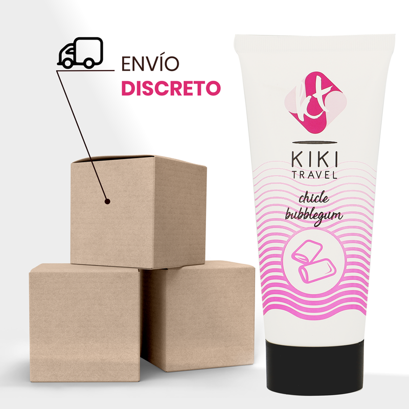 KIKÍ TRAVEL - GOMA DE MORANGO LUBRIFICANTE 50 ML - Sexshoptuga  Sexshoptuga 