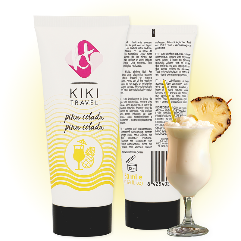 KIKÍ TRAVEL - PINA COLADA LUBRIFICANTE 50 ML - Sexshoptuga 