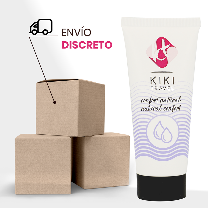 KIKÍ TRAVEL - CONFORT LUBRIFICANTE NATURAL 50 ML - Sexshoptuga  Sexshoptuga 