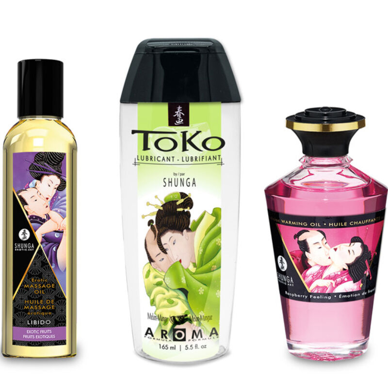 SHUNGA - KIT COLEÇÃO FRUITY KISSES - Sexshoptuga 