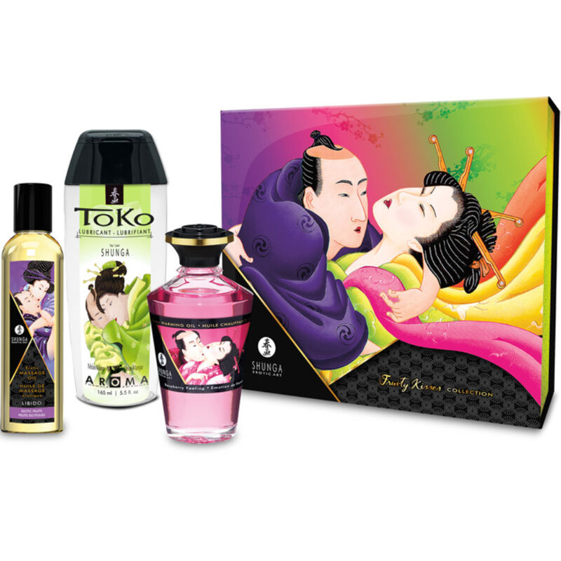 SHUNGA - KIT COLEÇÃO FRUITY KISSES - Sexshoptuga 