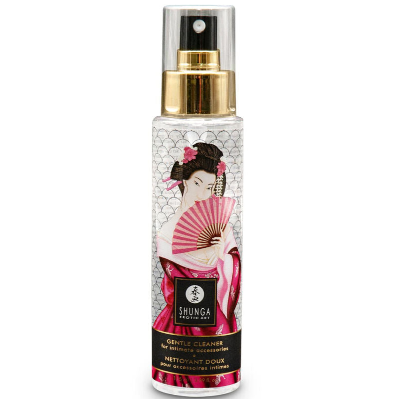 SHUNGA - LIMPADOR DE BRINQUEDOS SUAVE 115 ML - Sexshoptuga  Sexshoptuga 