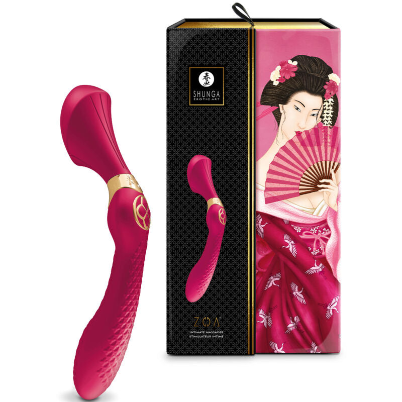 SHUNGA - MASSAJADOR ÍNTIMO ZOA ROSA - Sexshoptuga  Sexshoptuga 