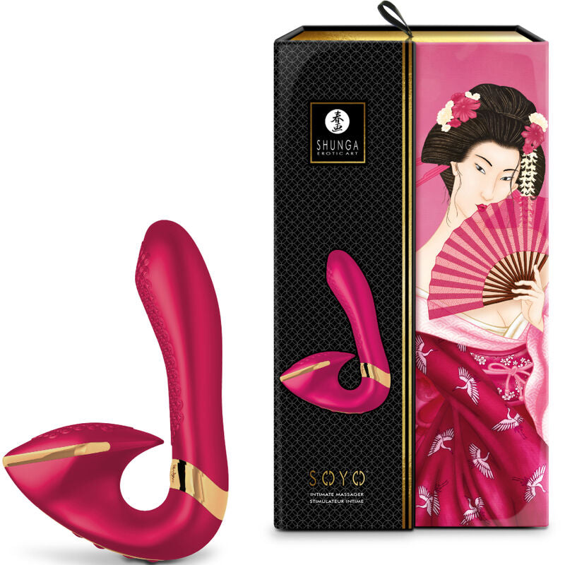 SHUNGA - MASSAJADOR ÍNTIMO SOYO ROSA - Sexshoptuga  Sexshoptuga 