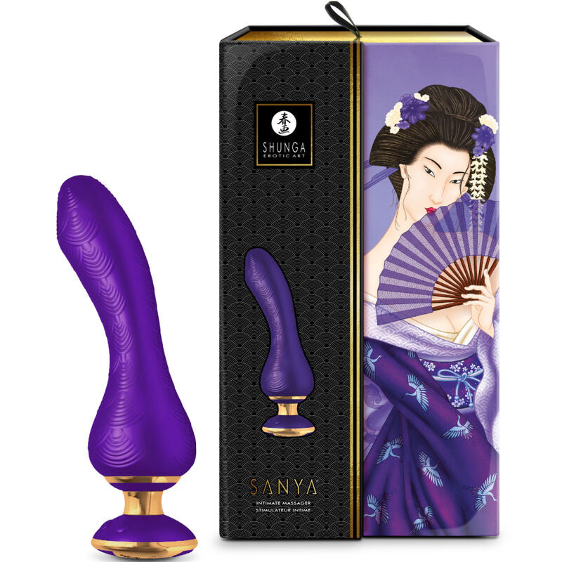 SHUNGA - MASSAJADOR ÍNTIMO SANYA ROSA - Sexshoptuga  Sexshoptuga 