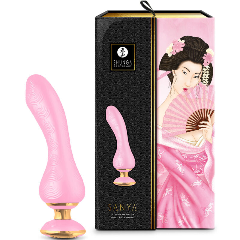 SHUNGA - MASSAJADOR ÍNTIMO SANYA ROSA - Sexshoptuga  Sexshoptuga 