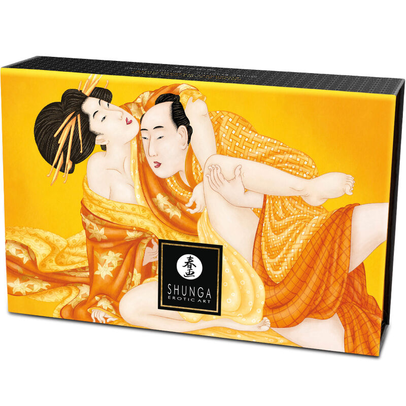 SHUNGA - KIT DE PÓ DE MASSAGEM COMESTÍVEL MANGA - Sexshoptuga  Sexshoptuga 