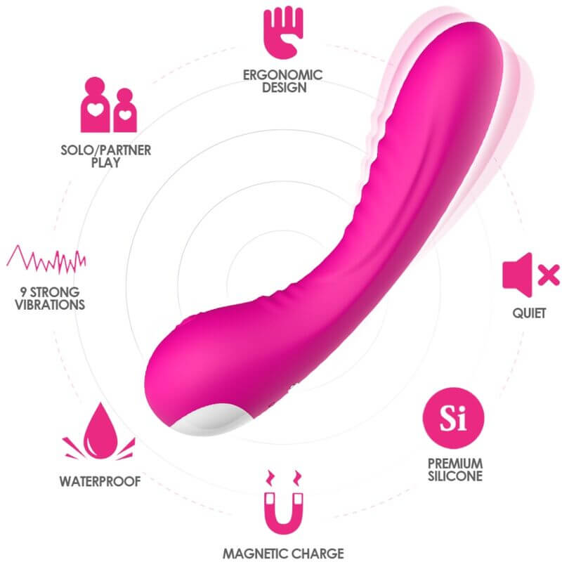 ARMONY - VIBRADOR LEGEND SILICONE FÚCSIA Sexshoptuga 