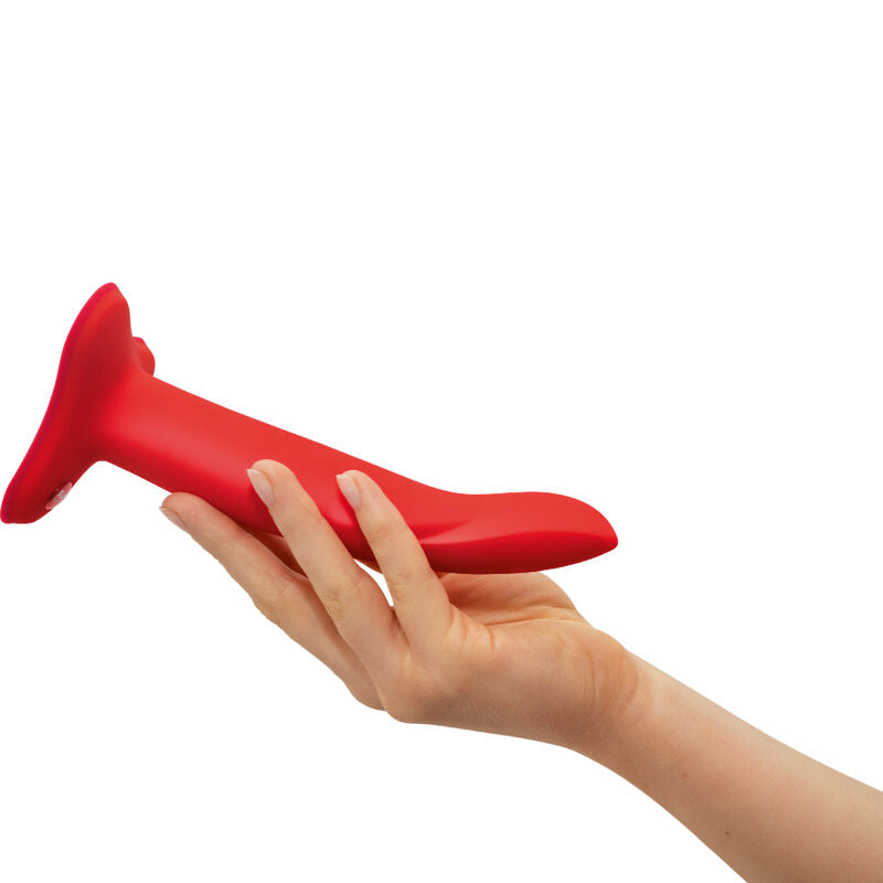 FUN FACTORY - LIMBA DILDO FLEXÍVEL VERMELHO TAMANHO M - Sexshoptuga  Sexshoptuga 